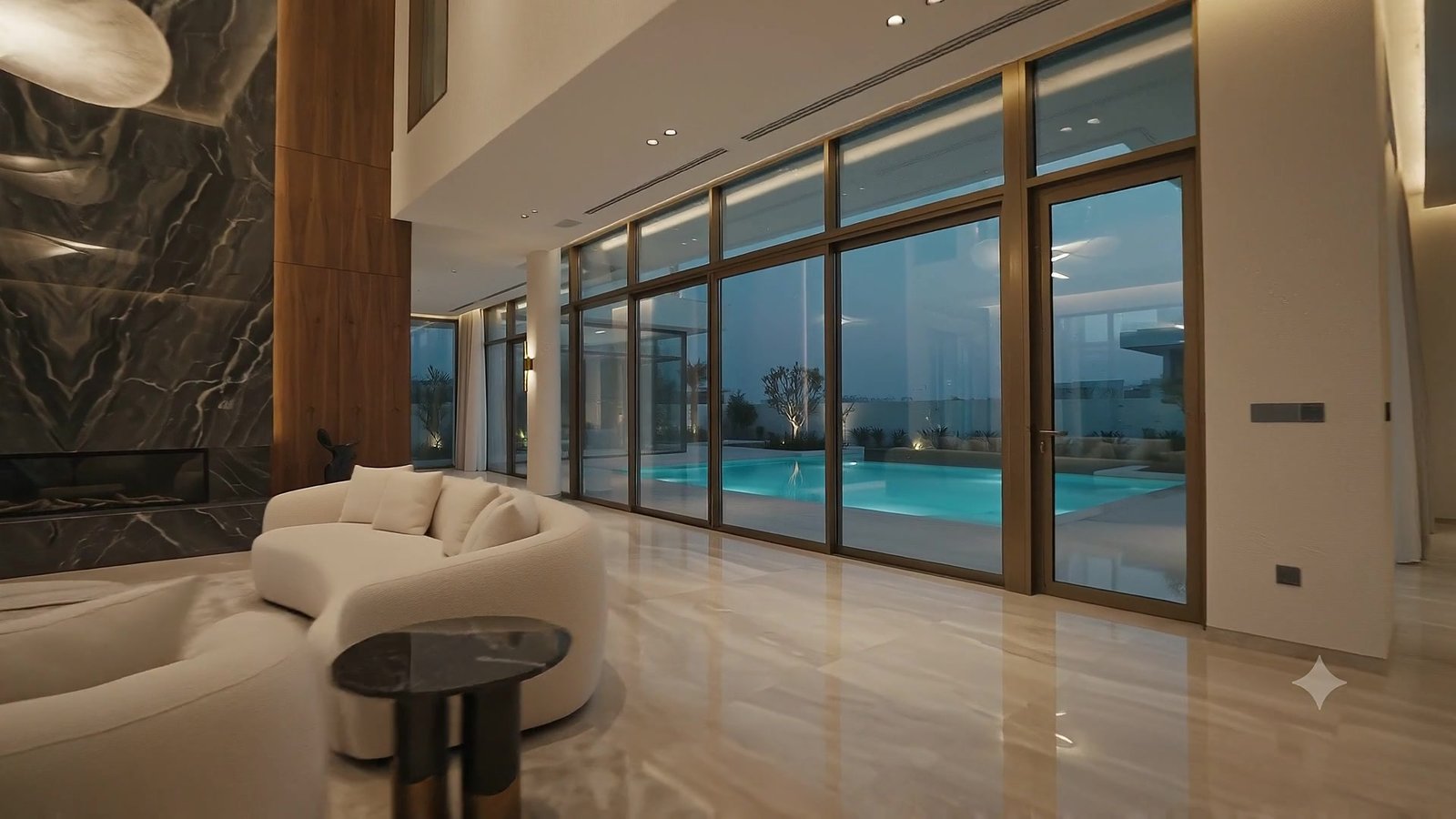 Finished villa living room — Asiantec, Dubai